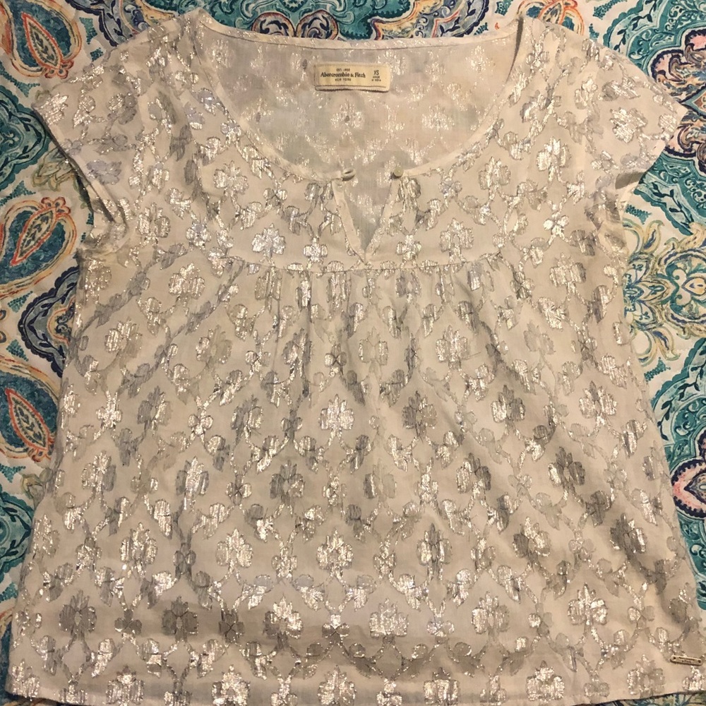 White Abercrombie top